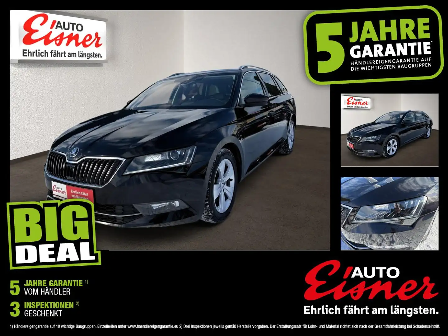 Skoda Superb Kombi 2.0 TDI 4x4 Style DSG Noir - 1