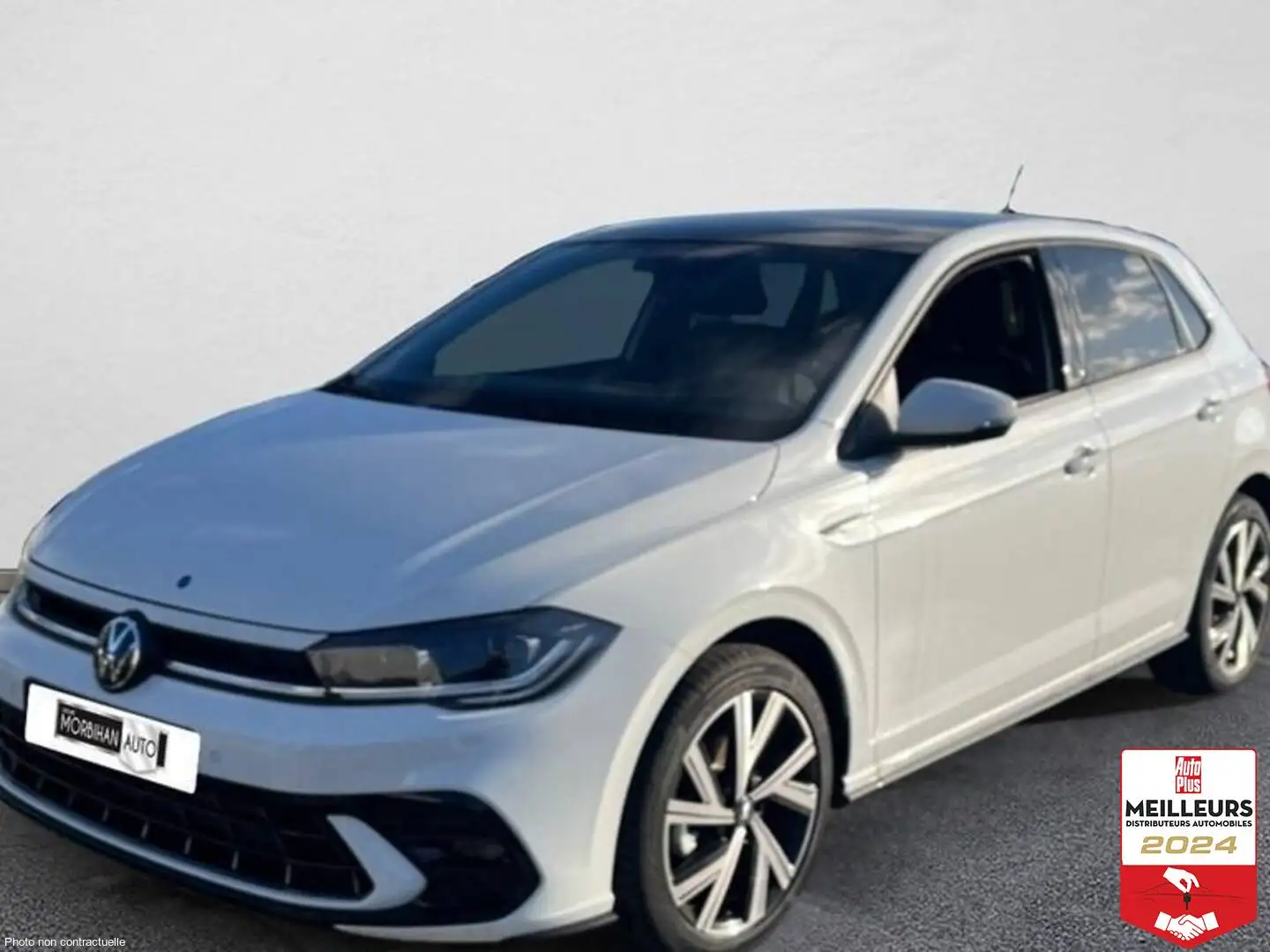 Volkswagen Polo 1.0 tsi 116 s\u0026s dsg7 r-line Blanc - 1