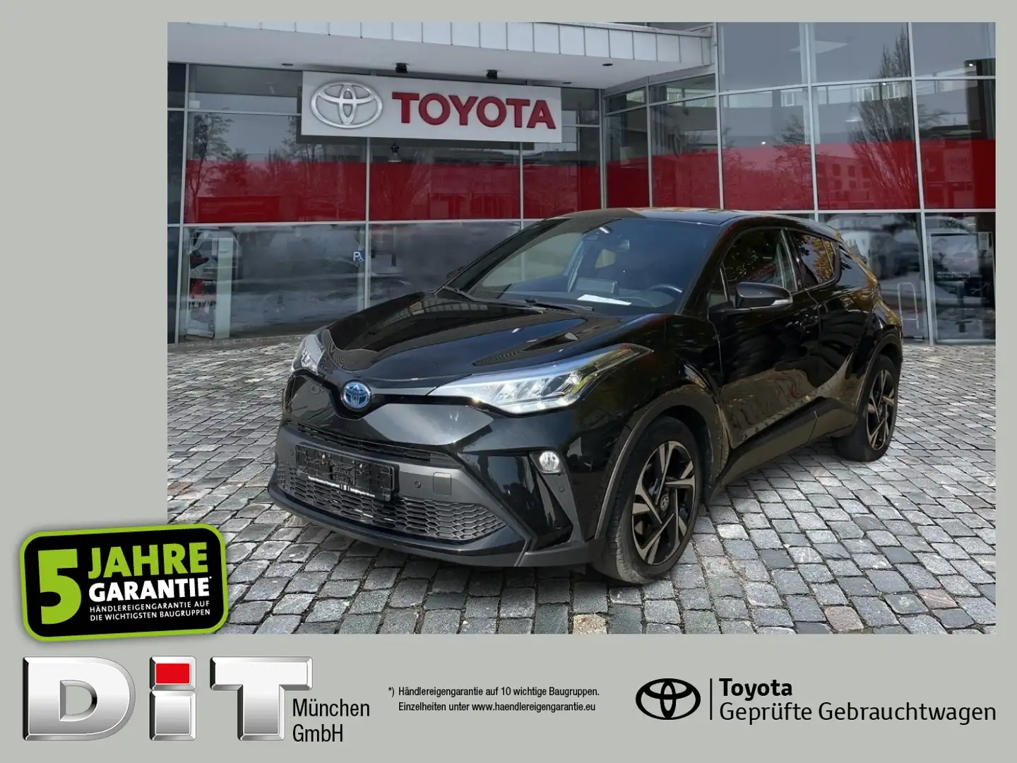 Toyota C-HR 2.0 Team D 2xKlima ACC AUT Facelift Kam. LM Zwart - 1