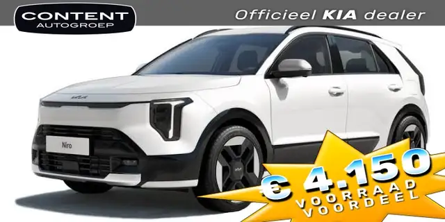 Kia e-Niro 1.6 GDi Hybrid DCT6 DynamicLine, Direct leverbaar!
