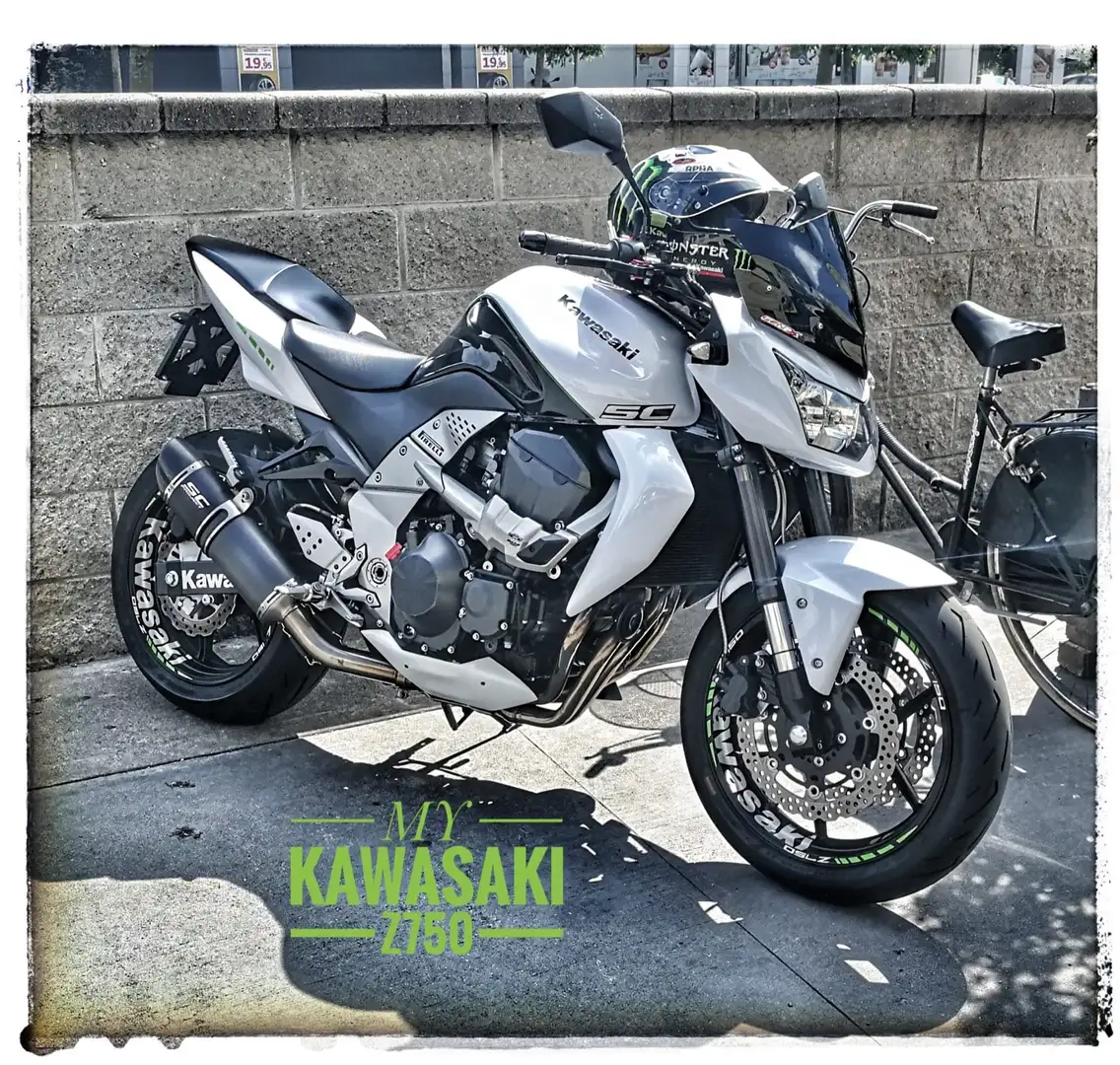 Kawasaki Z 750 full perfetta Білий - 1