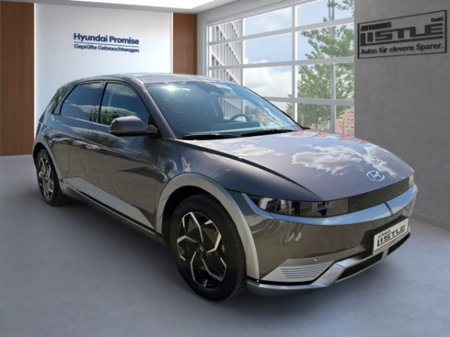 Hyundai IONIQ 5 Dynamiq Elektro 72,6 +NAVI+KLIMA+PDC+RFK+SHZ+UVM+ Gris - 2