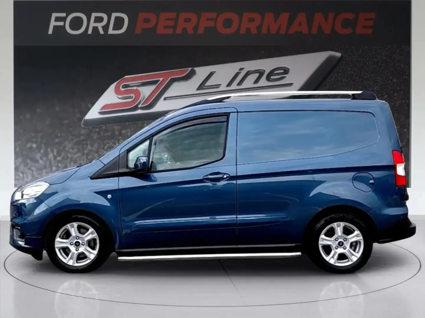 Ford Transit Courier 1.5 TDCI Limited Duratorq S&S | NAVIGATIE | SIDEBA Bleu - 2
