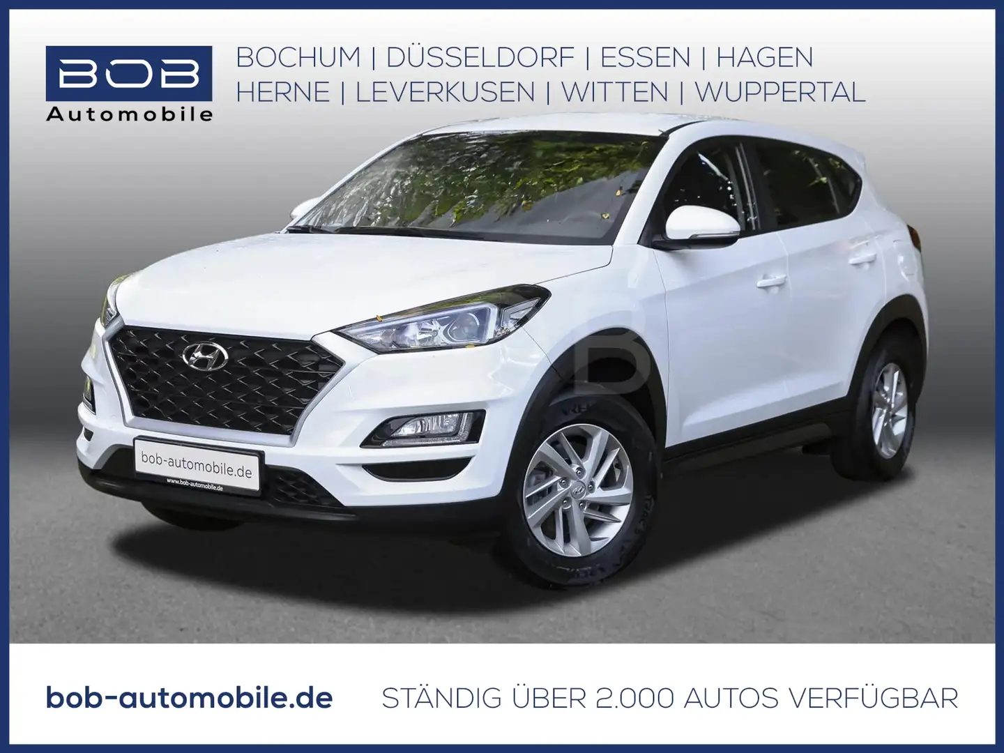 Hyundai TUCSON AHK, Ganzjahresreifen, Scheckheft Blanc - 1