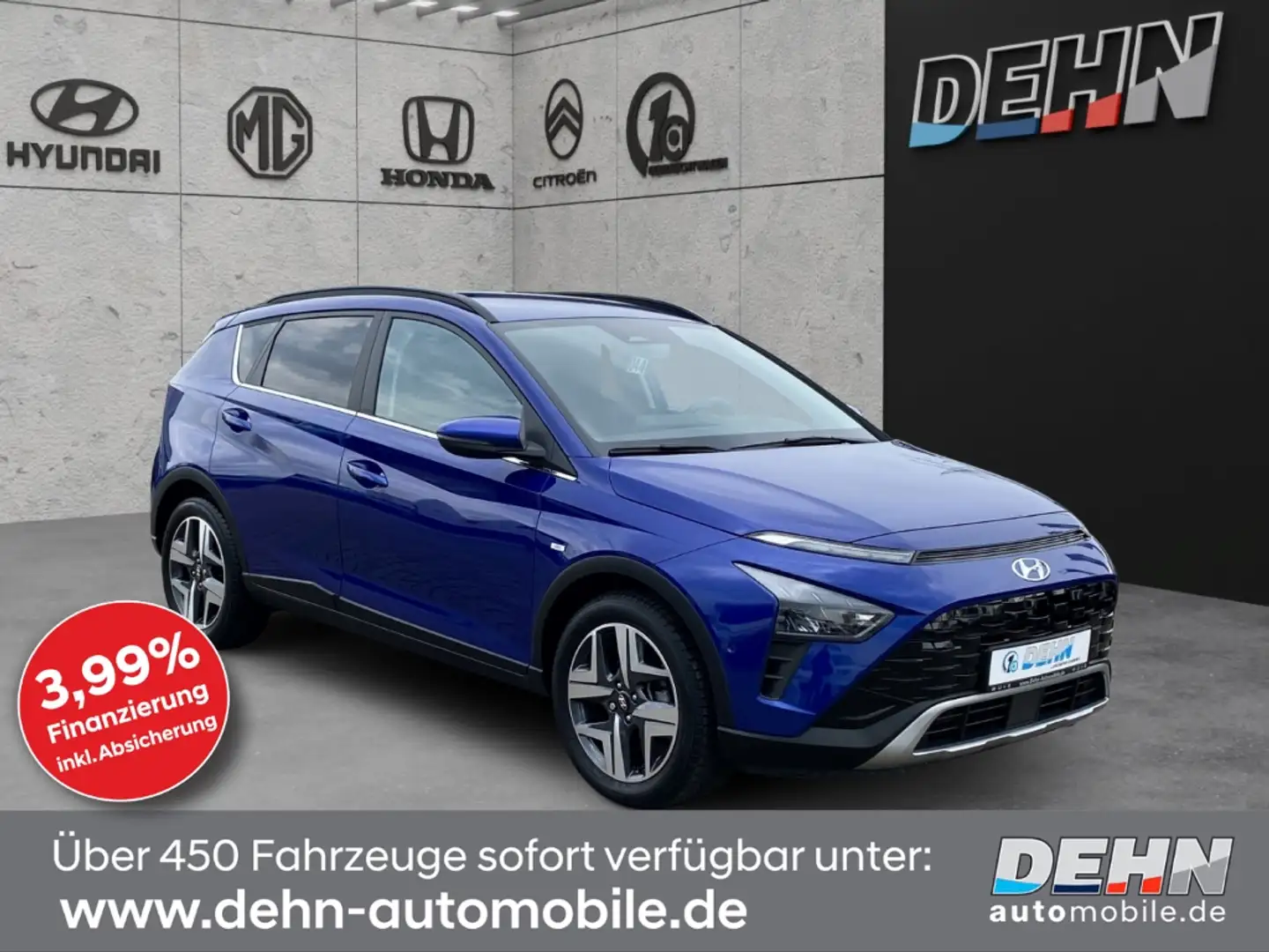 Hyundai BAYON 1.0 T-GDI MHD 7-DCT LED Navi Komfortpaket Blu/Azzurro - 1