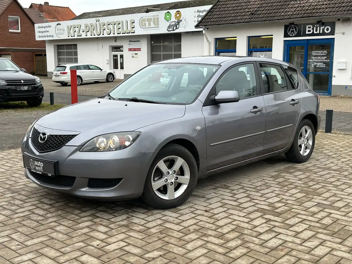 Mazda 3 Lim. 1.6 Sport, Lückenlos Scheckheftgepflegt Grau - 1
