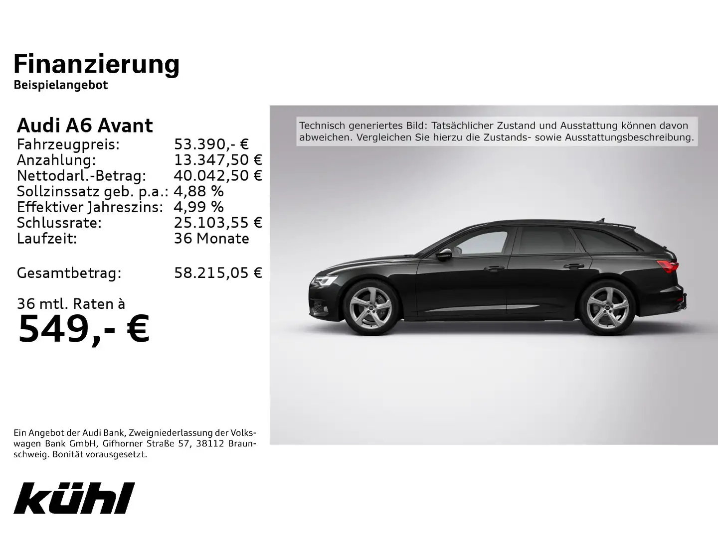 Audi A6 45 TDI Q S tronic advanced Nero - 2