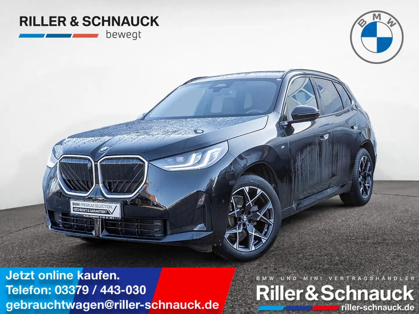 BMW X3 xDrive 20i M-Sport AHK ACC HUD PANO 360° Schwarz - 1