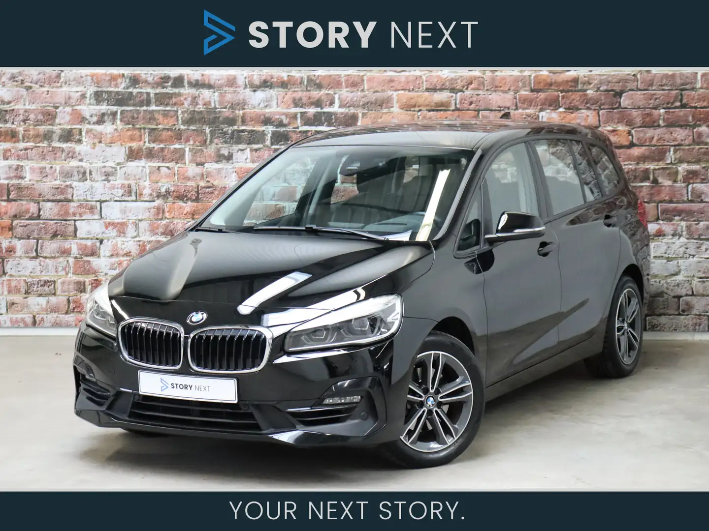 BMW 218 2 Serie Gran Tourer 218i Executive Sport Line 7 pe Noir - 1