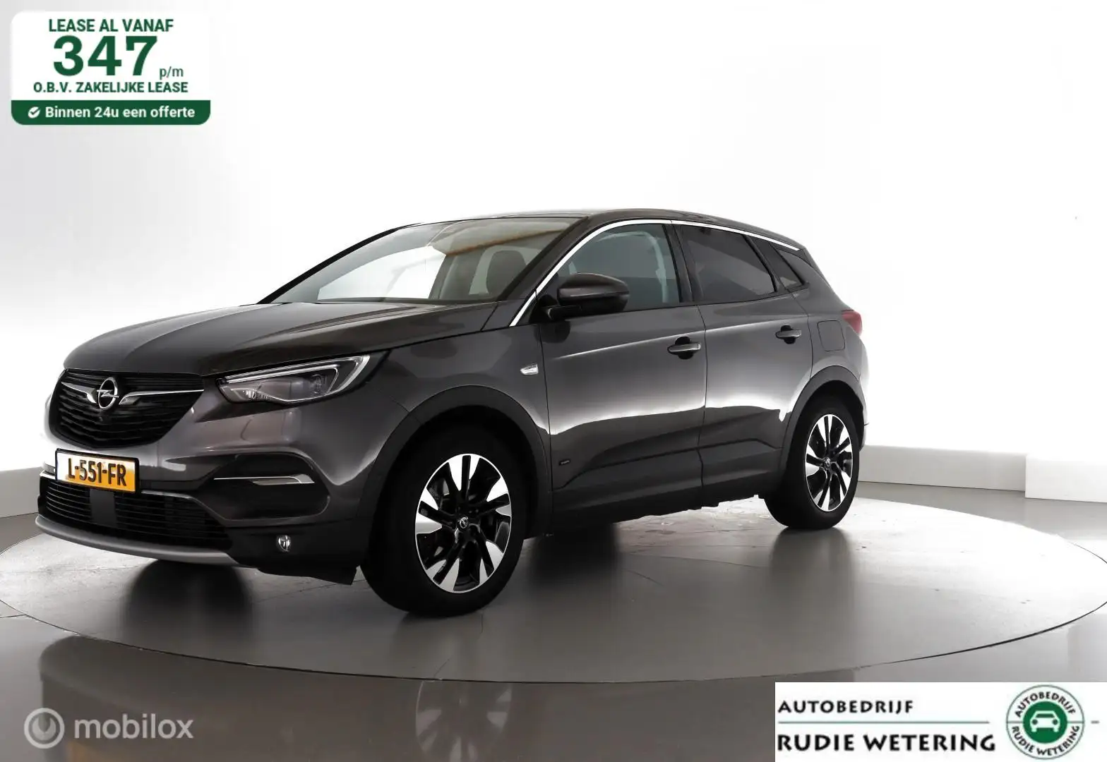 Opel Grandland X 1.6 Turbo Automaat Hybrid Business Elegance trekha Grijs - 1
