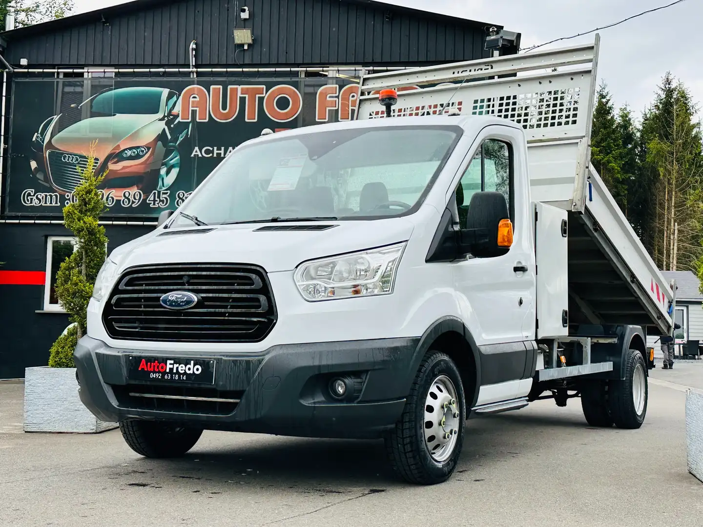 Ford Transit 2.0 170 cv * benne basculante * tva * Dispo Blanc - 2