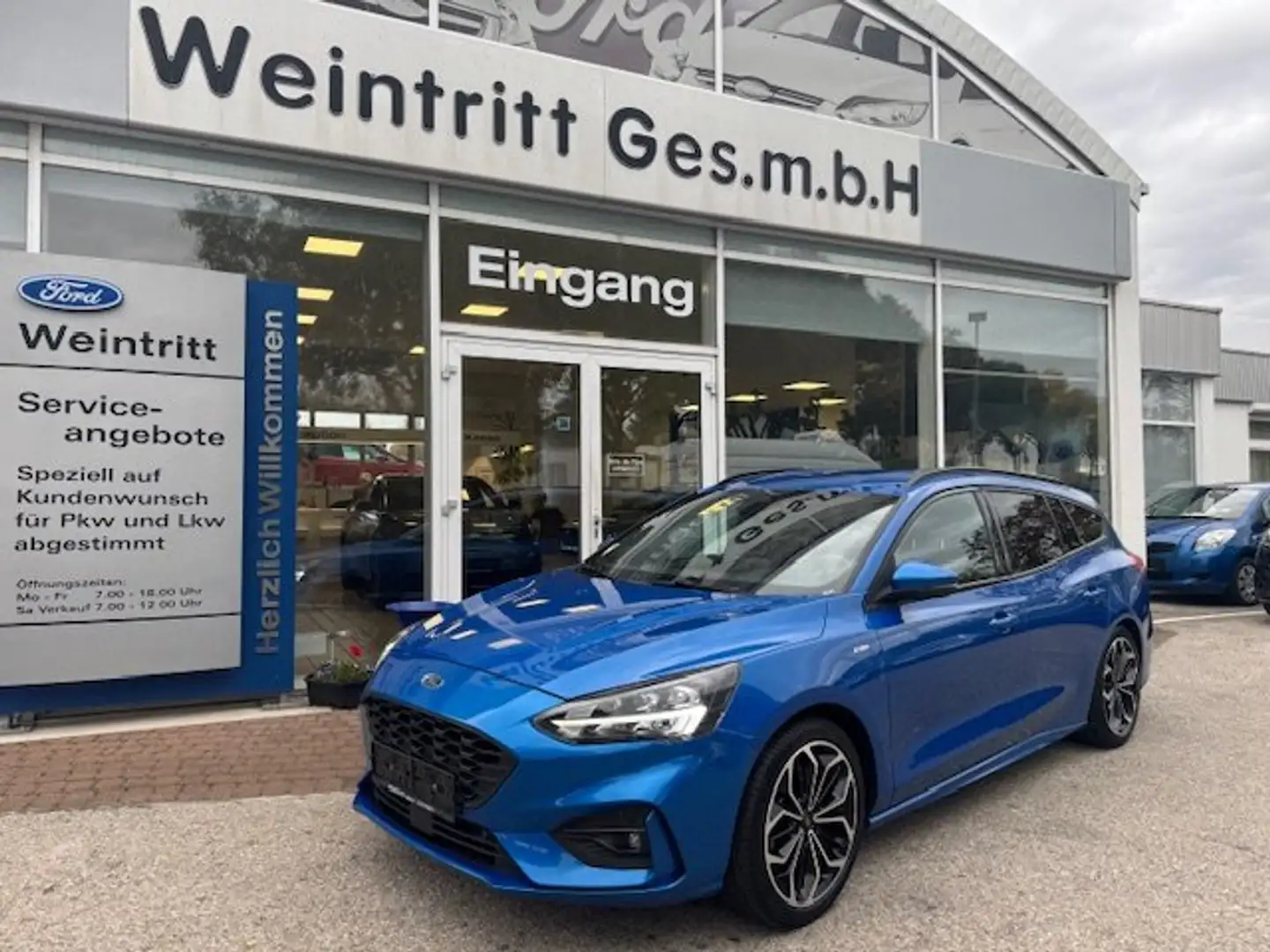 Ford Focus Traveller 1,0 EcoBoost ST-Line Business Bleu - 1