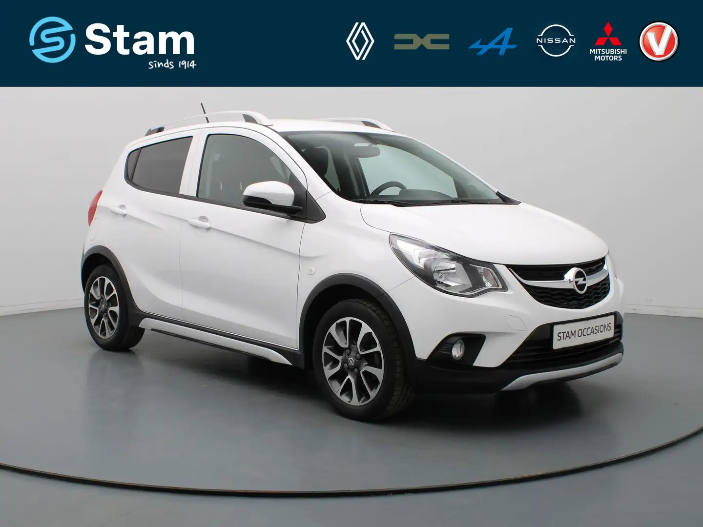 Opel Karl 74pk Rocks Online Edition Airco | Carplay | Cruise Weiß - 1