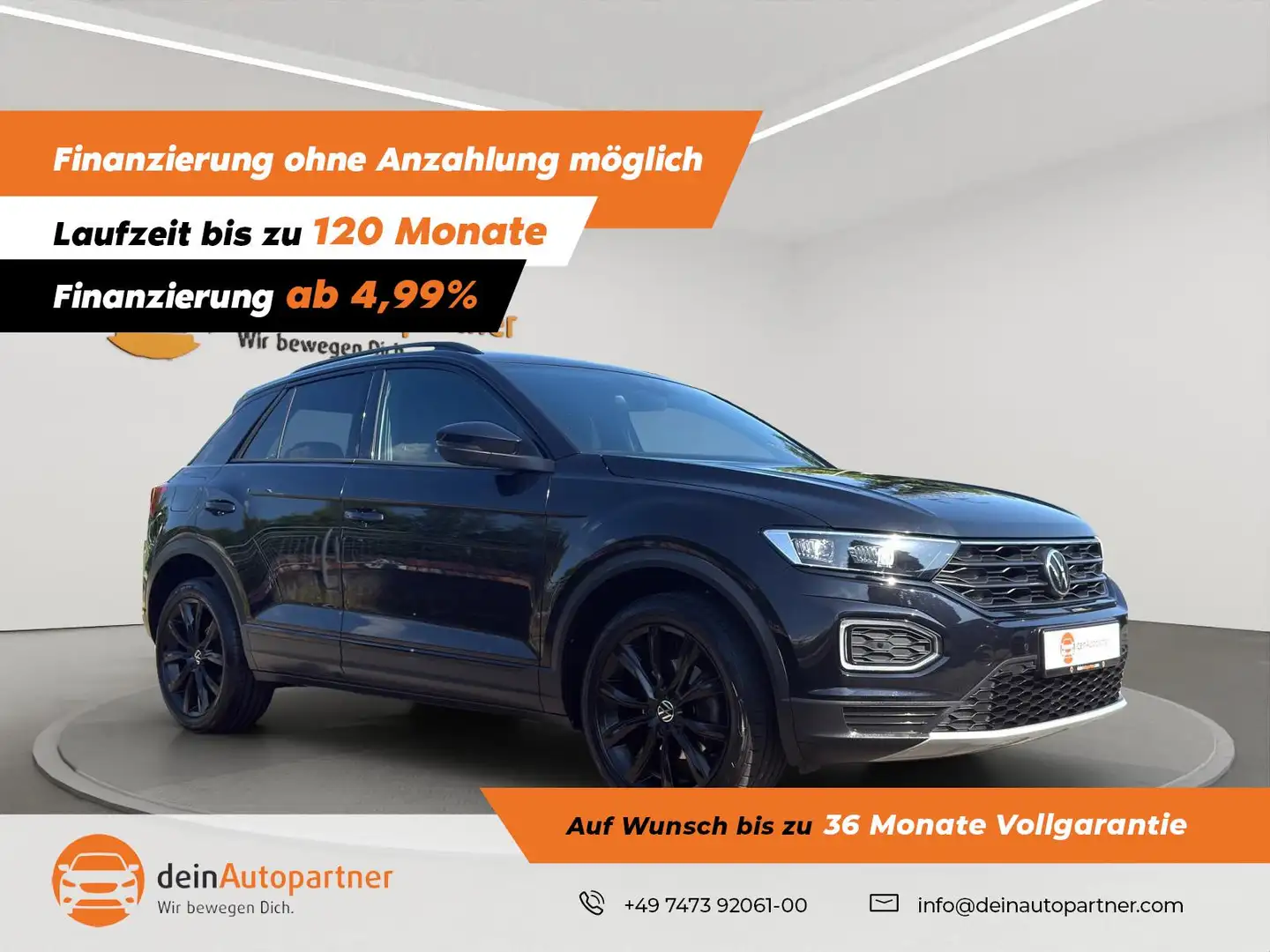 Volkswagen T-Roc T-Roc  1.5 TSI Sport Black Style LED/LEDER/STHZ/AC Schwarz - 1