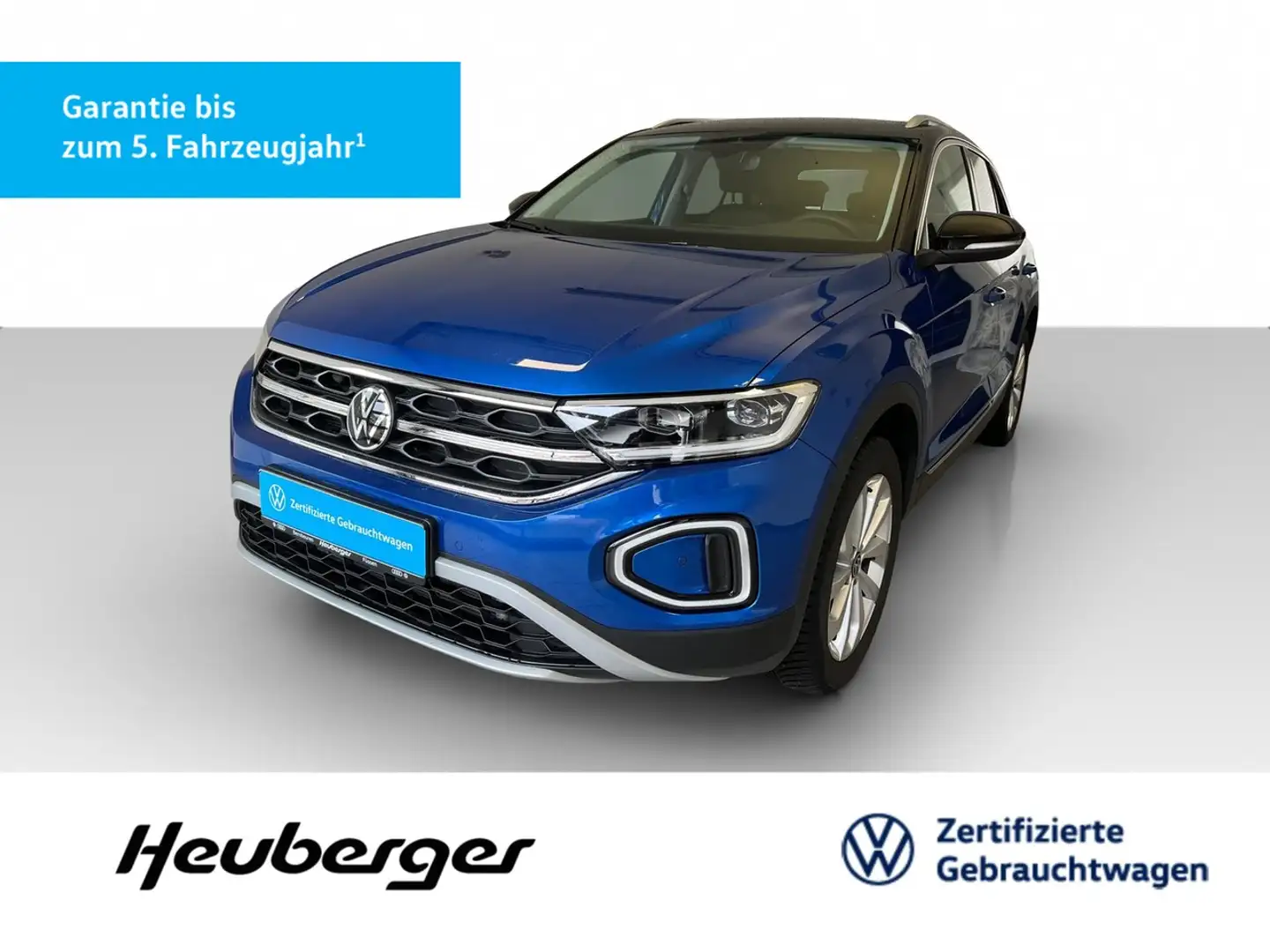 Volkswagen T-Roc 1.5 TSI DSG Style, AHK, Navi, LED, PDC Blau - 1