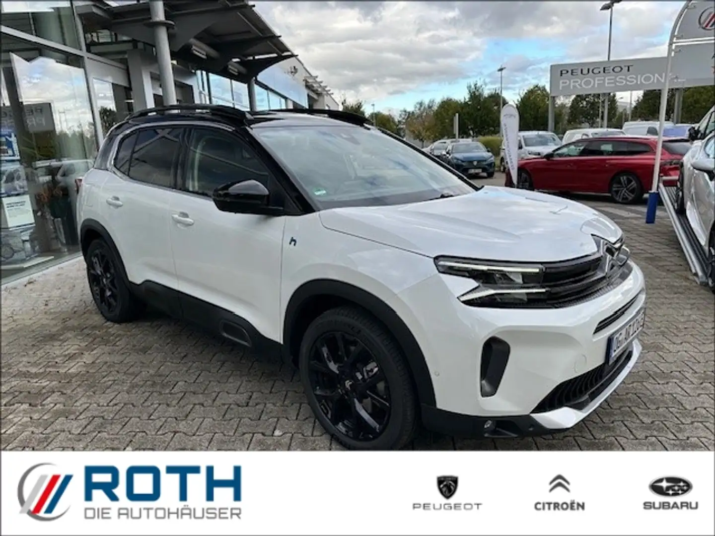 Citroen C5 Aircross Hybrid 180 e-EAT8 e-SERIES Navi 360 Kamera Weiß - 1