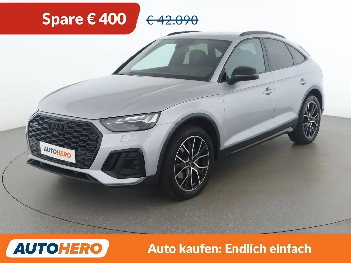 Audi Q5 40 TDI Mild-Hybrid quattro S line Silber - 1