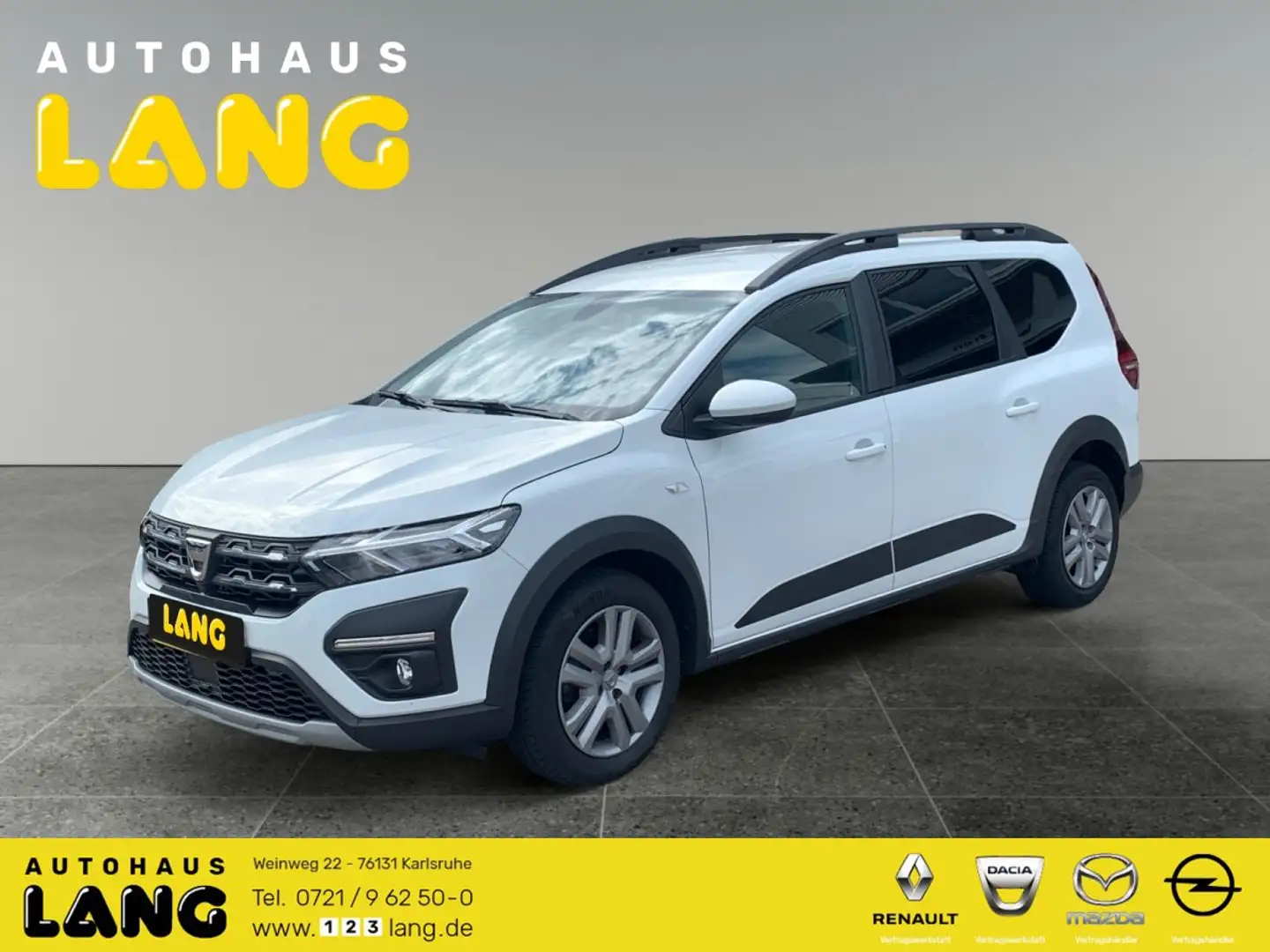 Dacia Jogger 1.0 TCe 110 EU6d Comfort KLIMAAUTOMATIK NAVI Weiß - 1
