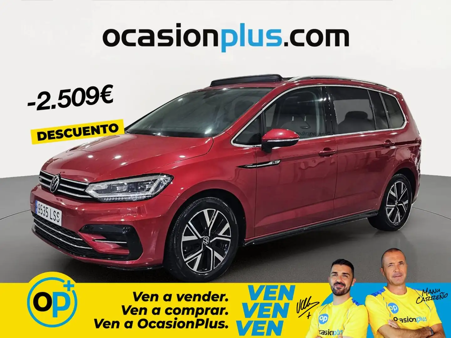 Volkswagen Touran 1.5 TSI EVO Sport DSG7 110kW Rojo - 1