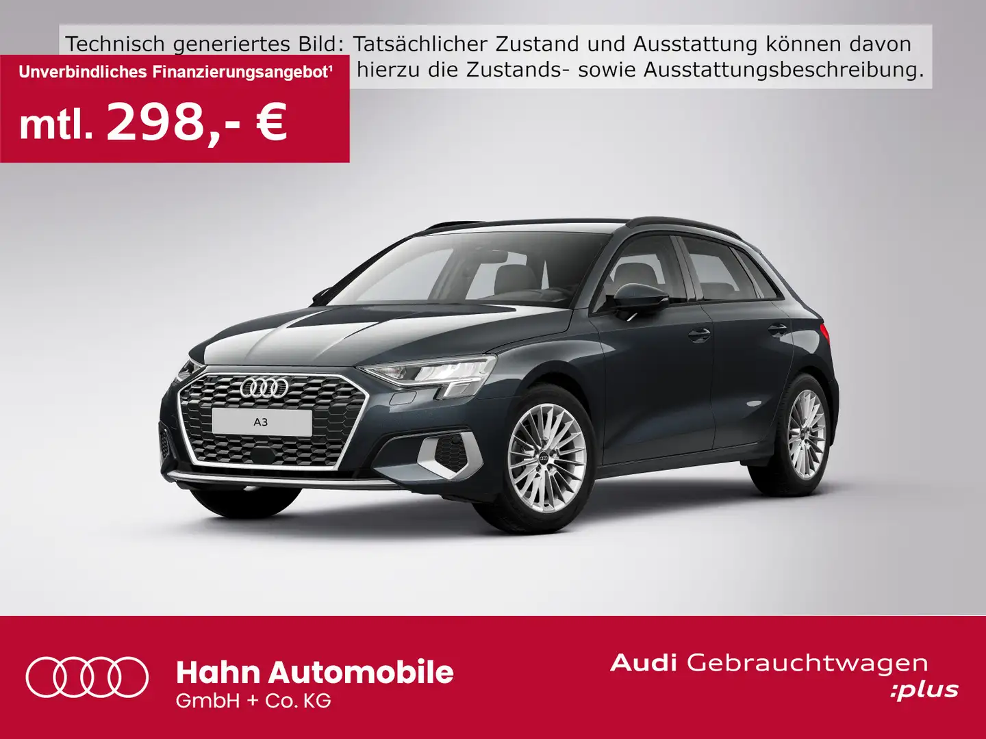 Audi A3 30 TDI advanced Carplay Navi ACC Grau - 1