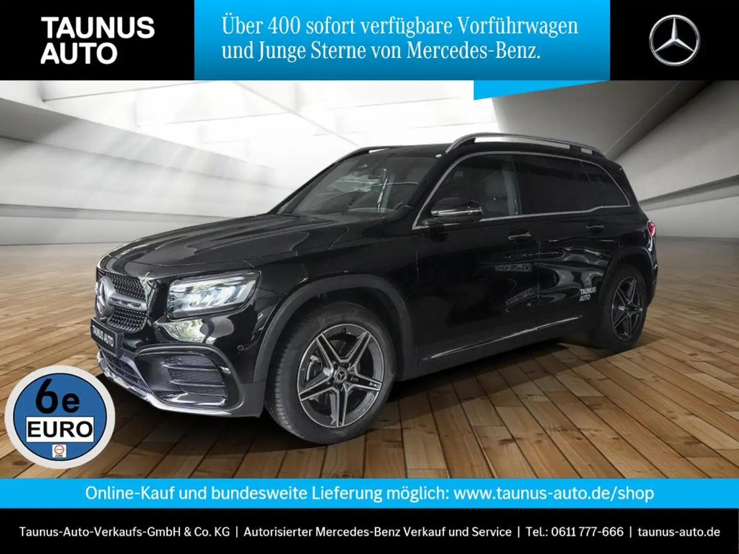 Mercedes-Benz GLB 200 d-AMG-KEYLESS-AHK-KAMERA-LED-UVP 58.000 Noir - 1