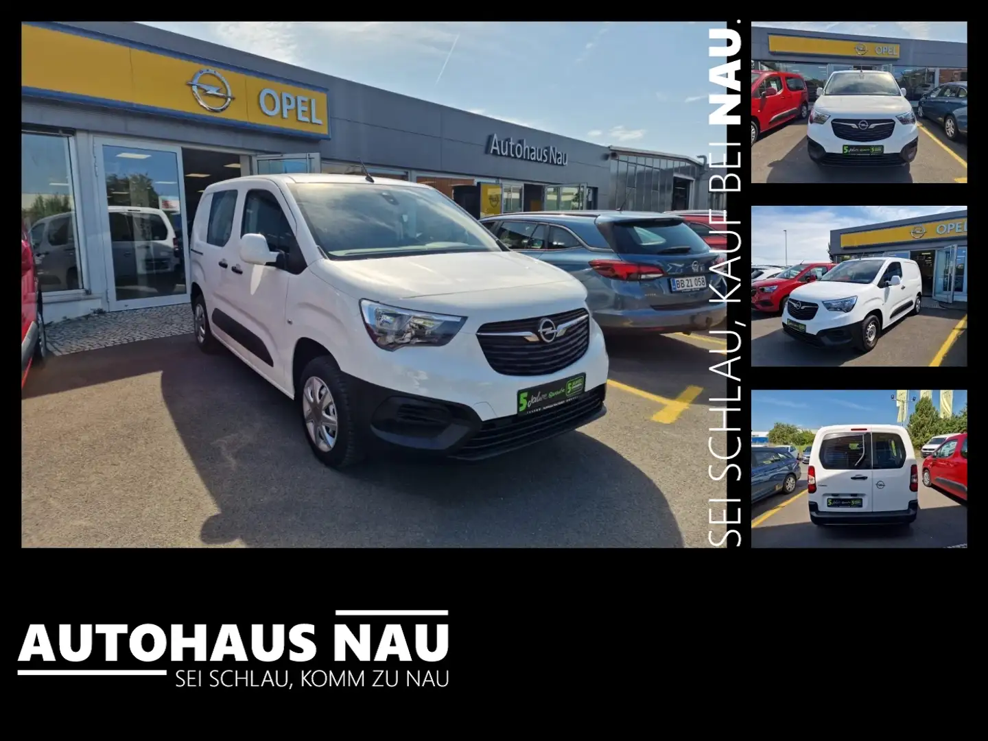Opel Combo E Cargo 1.5 D Edition PDC Wit - 1