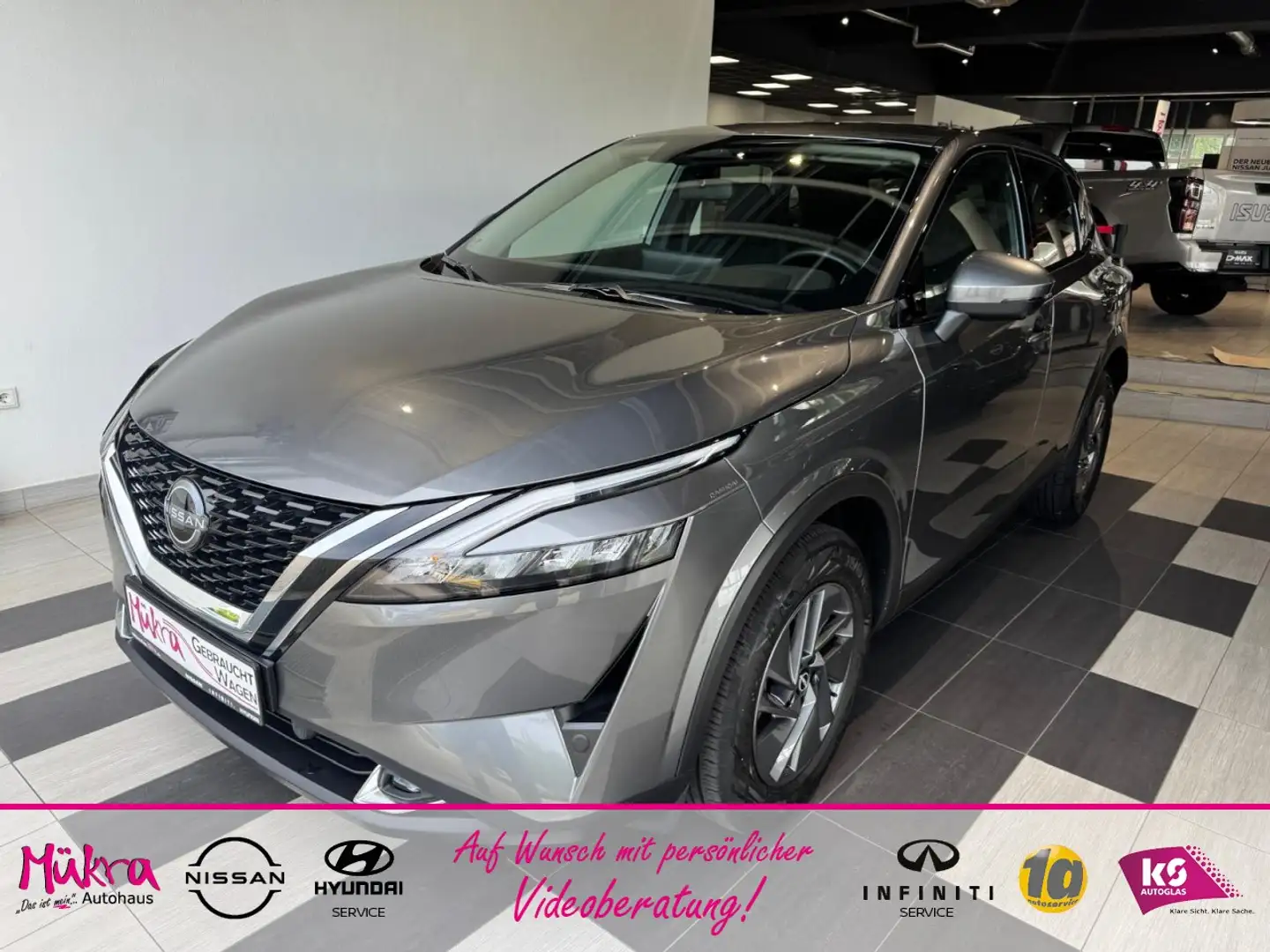 Nissan Qashqai Acenta 1.3 DIG-T MHEV 140PS MildHybrid 6-Gang Gris - 1