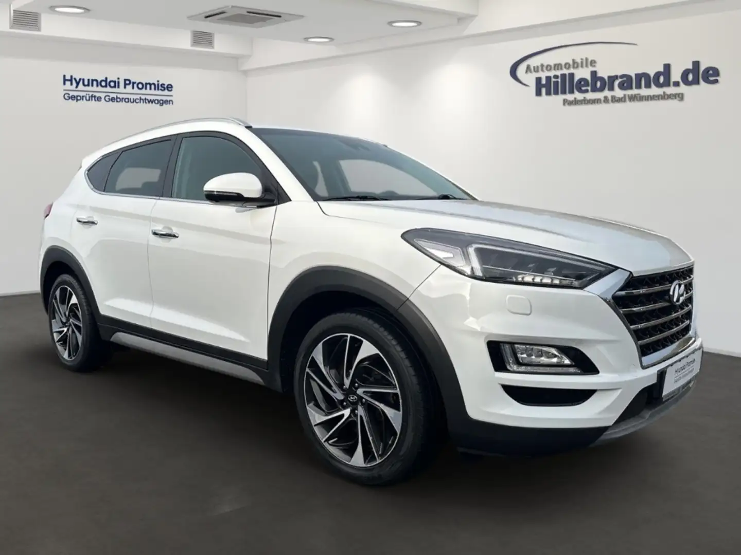 Hyundai TUCSON Premium 4WD 1.6 CRDi DPF EU6d-T+AHK Weiß - 2