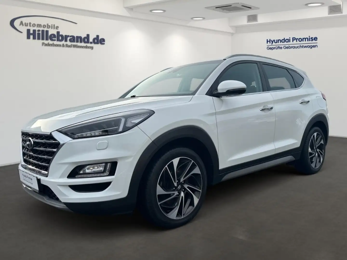 Hyundai TUCSON Premium 4WD 1.6 CRDi DPF EU6d-T+AHK Weiß - 1