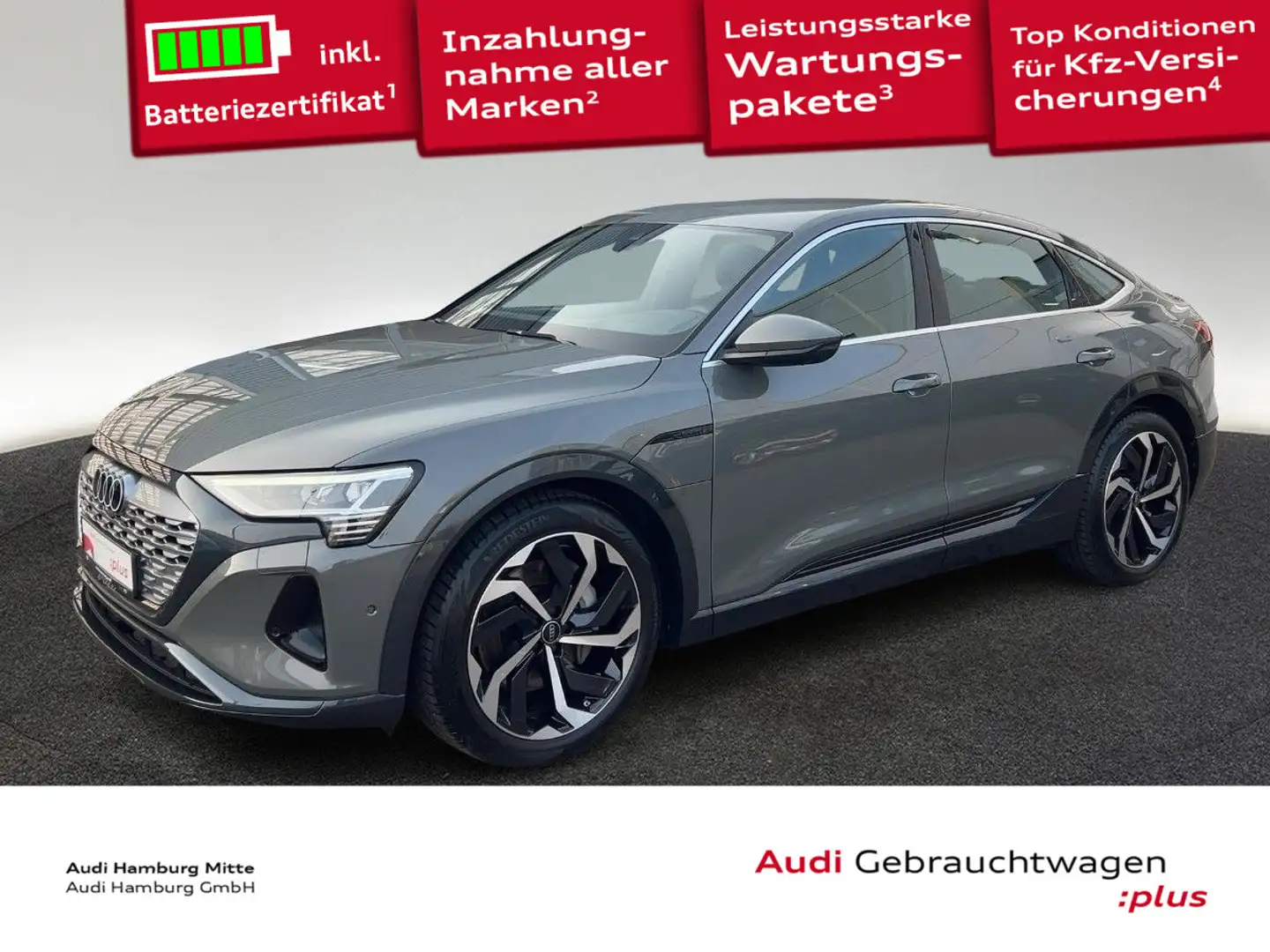 Audi Q8 Sportback 50 e-tron advanced quattro 250 kW S Grau - 1