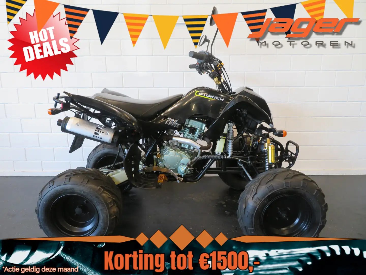 Bashan ATV 200 S DIKKE KNALLER! Zwart - 1