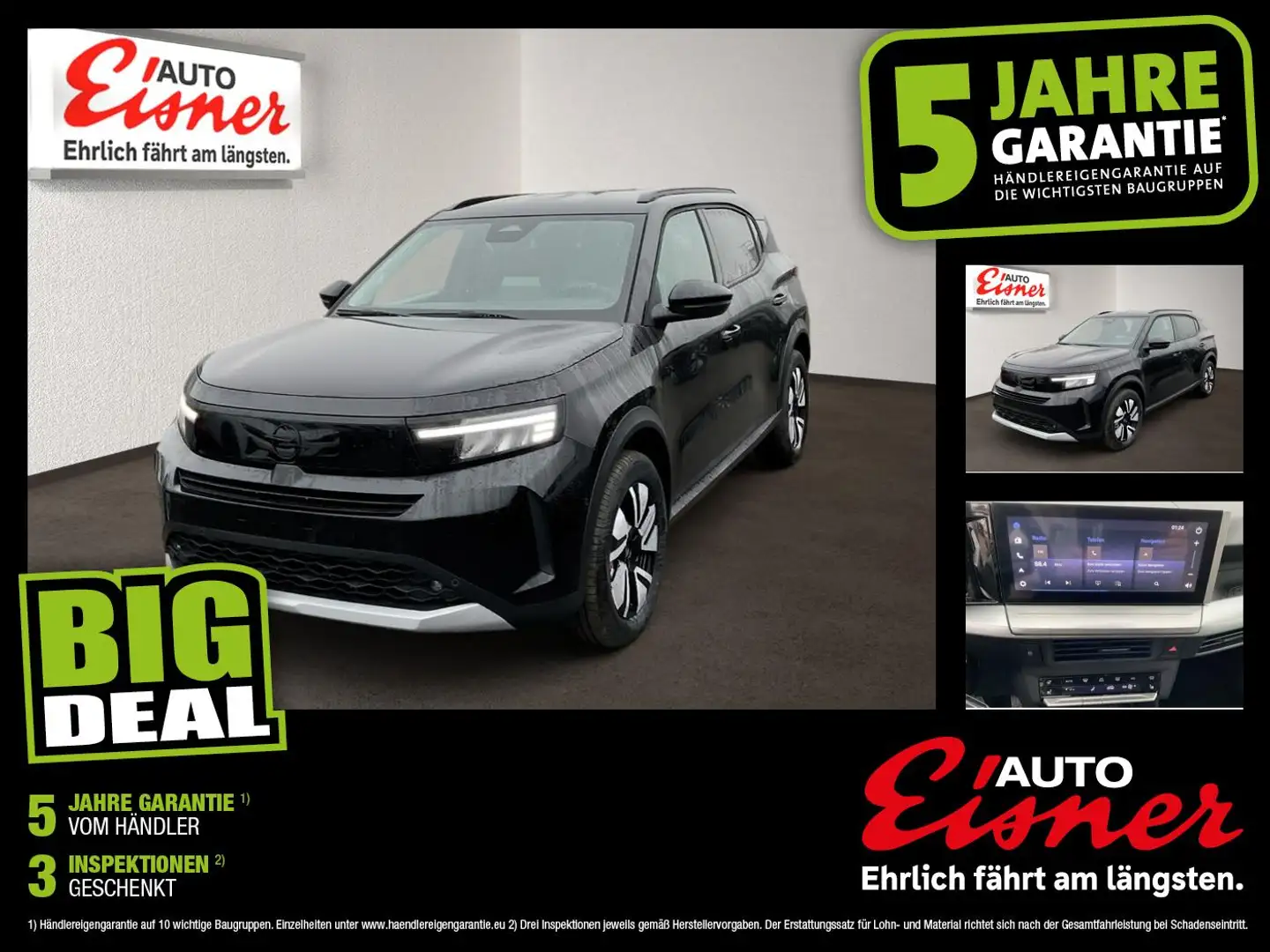 Opel Frontera GS 1.2 DKG 110PS Schwarz - 1