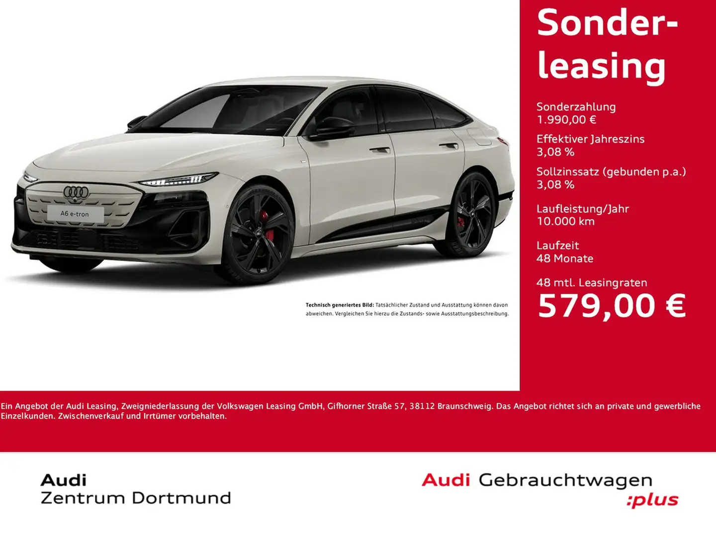 Audi A6 e-tron Sportback performance S LINE AHK LM21 Beige - 1