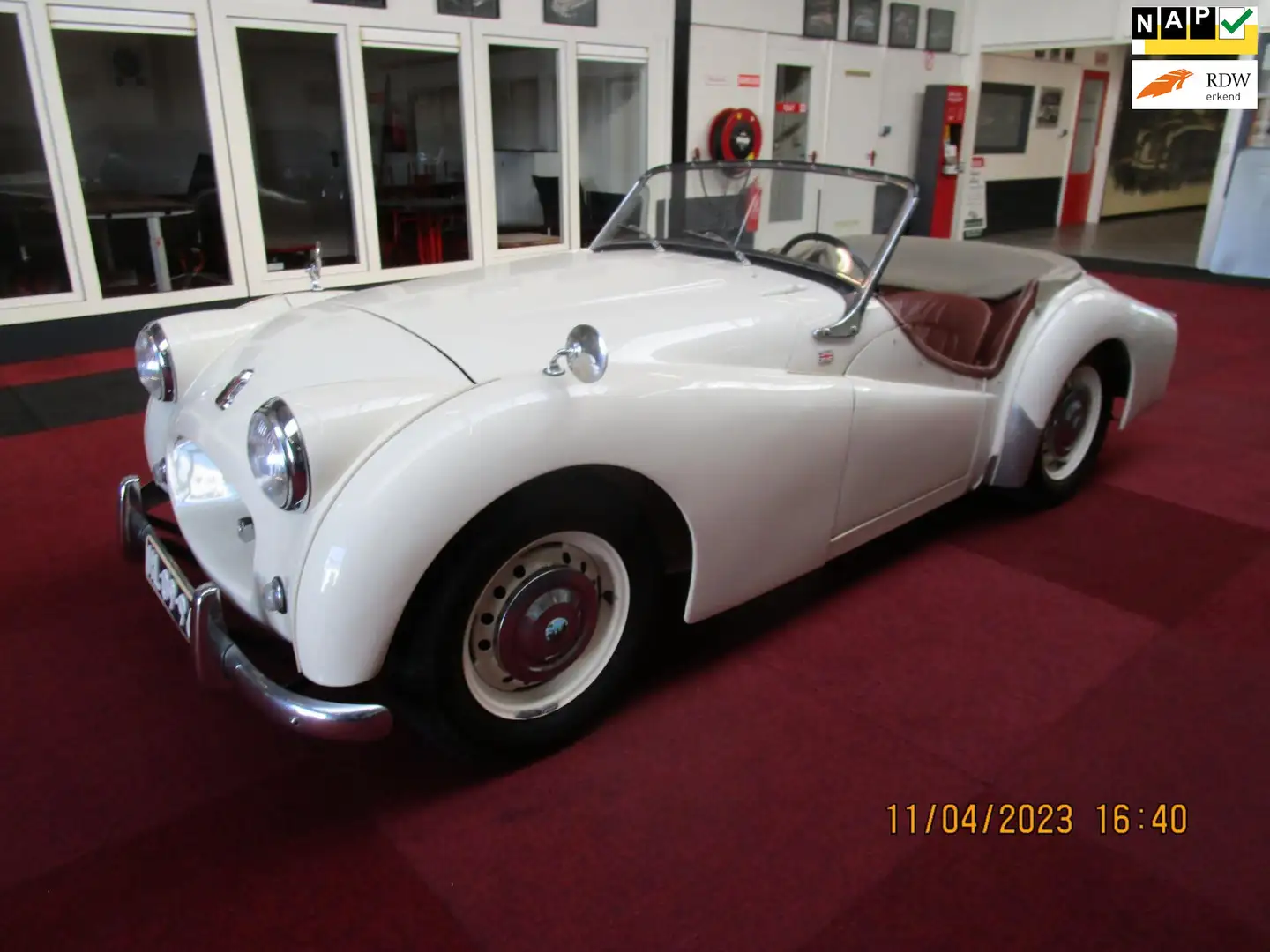 Triumph TR2 Is boddy off gerestaureerd White - 1