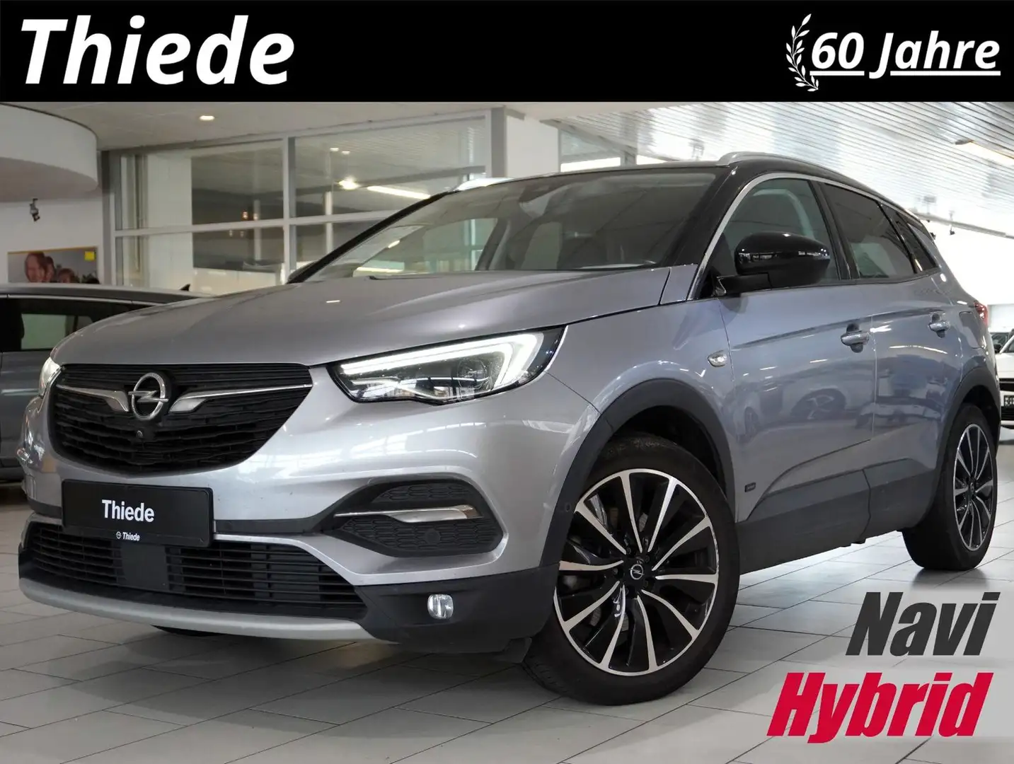Opel Grandland X 1.6 HYBRID ULTIMATE AHK/NAVI/LEDER Grau - 1