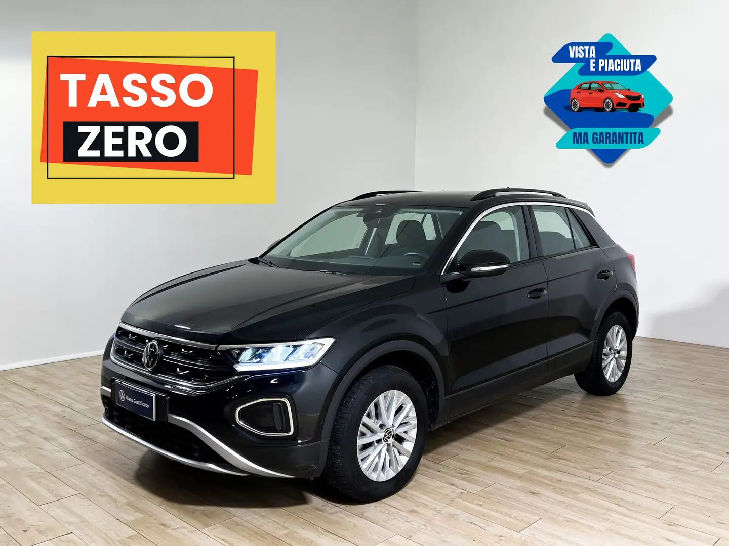 Volkswagen T-Roc 2.0 TDI SCR 150 CV DSG Life Nero - 1