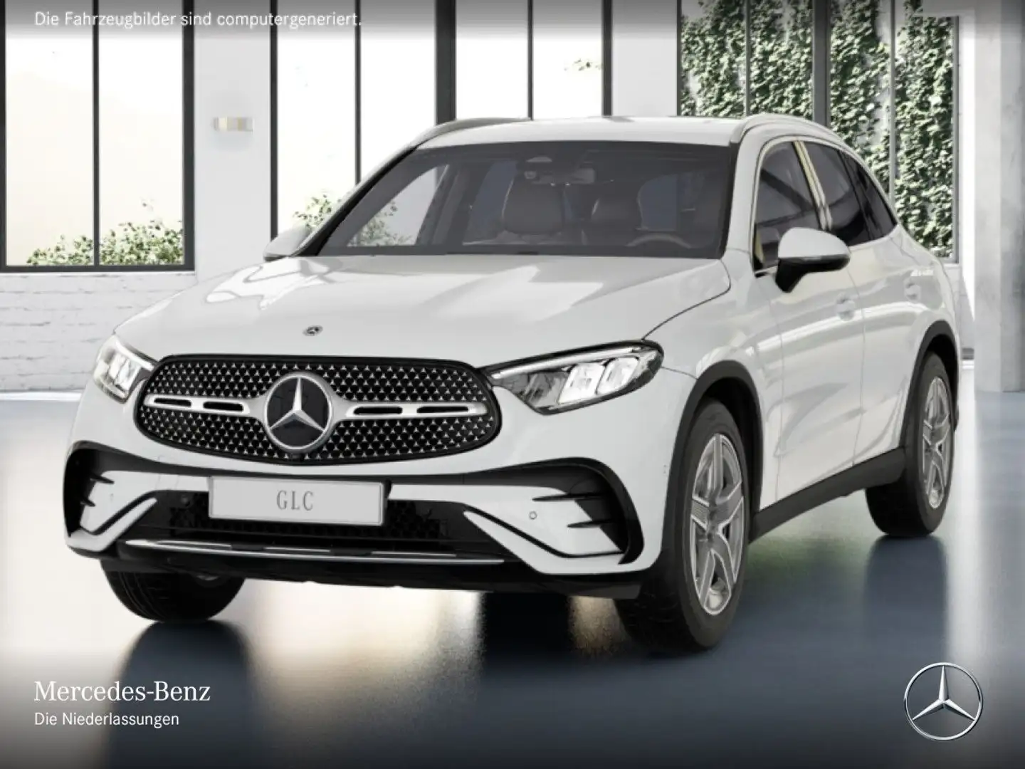 Mercedes-Benz GLC 220 d 4M AMG+LED+KAMERA+SITZKLIMA+TOTW+KEYLESS Weiß - 2