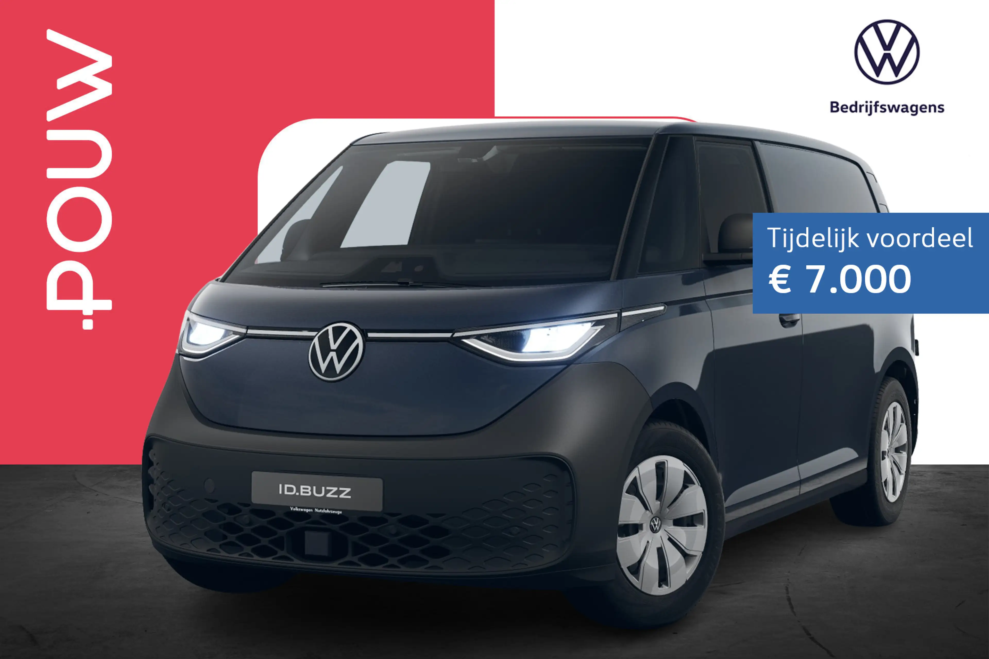 Volkswagen ID. Buzz Cargo 190pk Economy Limited Edition 59 kWh | Stoelen Pak