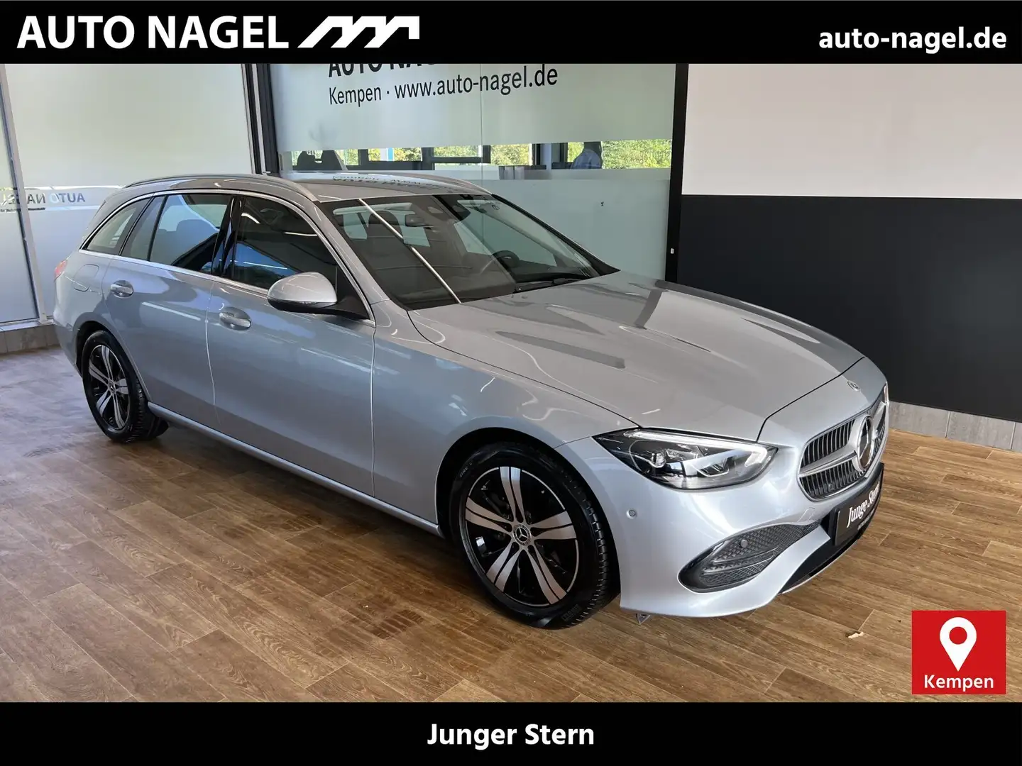 Mercedes-Benz C 200 C 200 T Avantgarde +Distronic+AHK+LED+Kamera+Shz Silber - 1