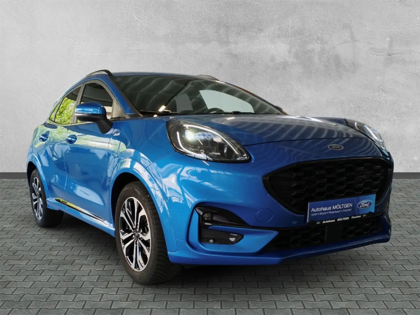 Ford Puma ST-Line X 1.0 EcoBoost Mild Hybrid EU6d Blau - 2