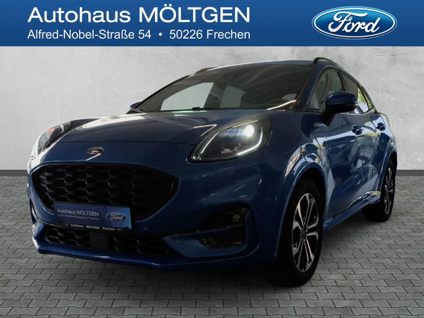 Ford Puma ST-Line X 1.0 EcoBoost Mild Hybrid EU6d Blau - 1