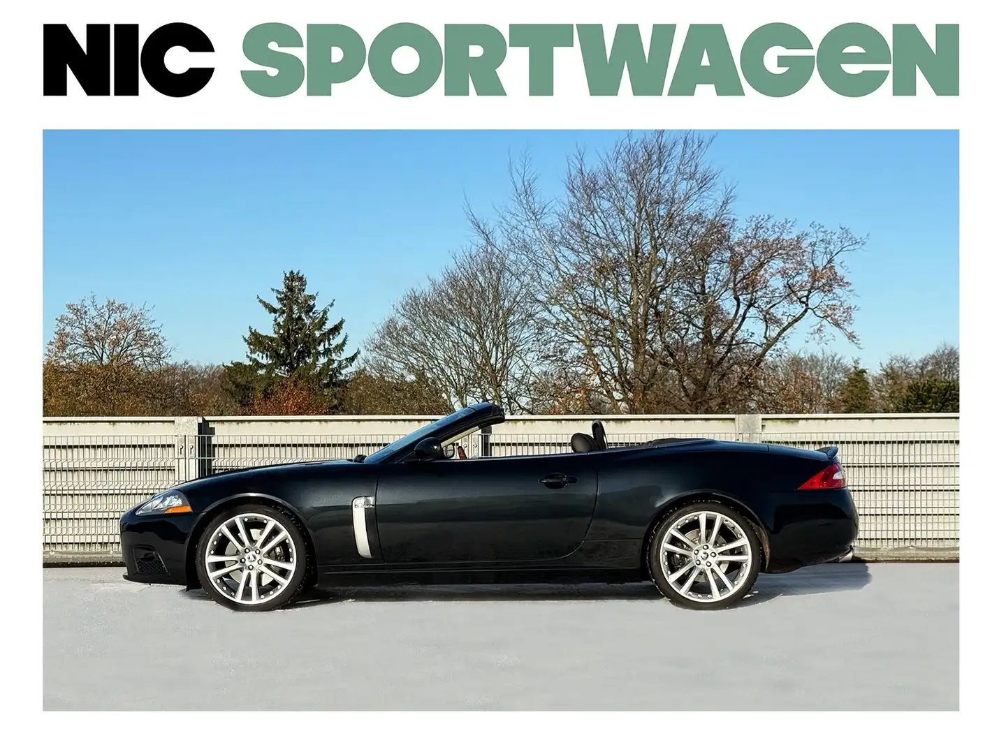 Jaguar XK R Cabrio 4.2, UNGLAUBLICH 15 x JAGUAR SERVICE Black - 1