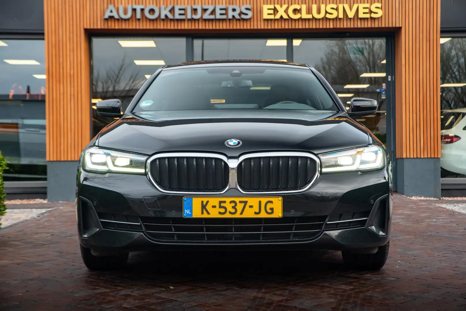 BMW 518 5-serie 518d High Executive Edition Panodak Cruise Noir - 2