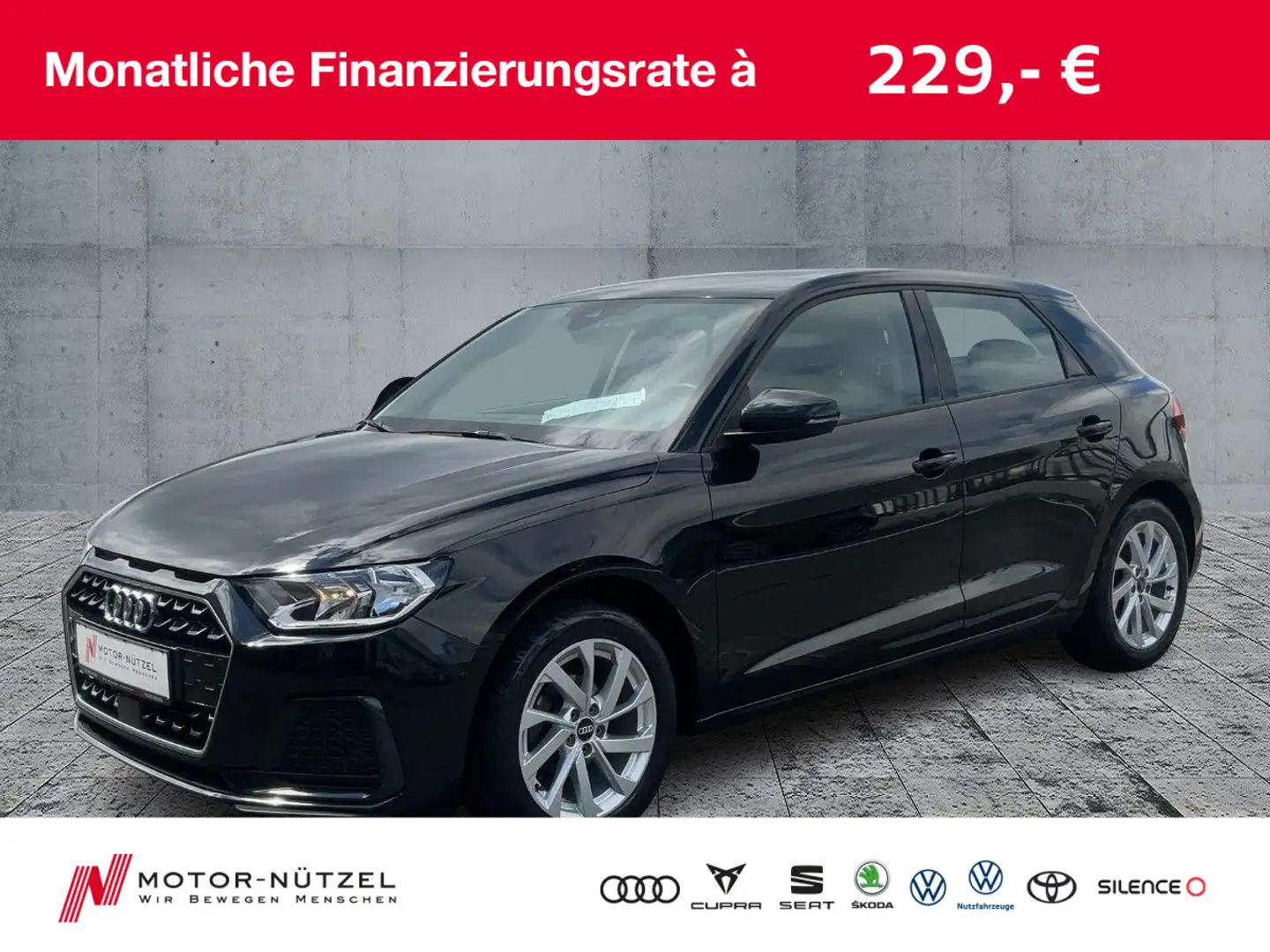 Audi A1 25 TFSI ADVANCED NAVI+PDC+GRA+SHZ Schwarz - 1