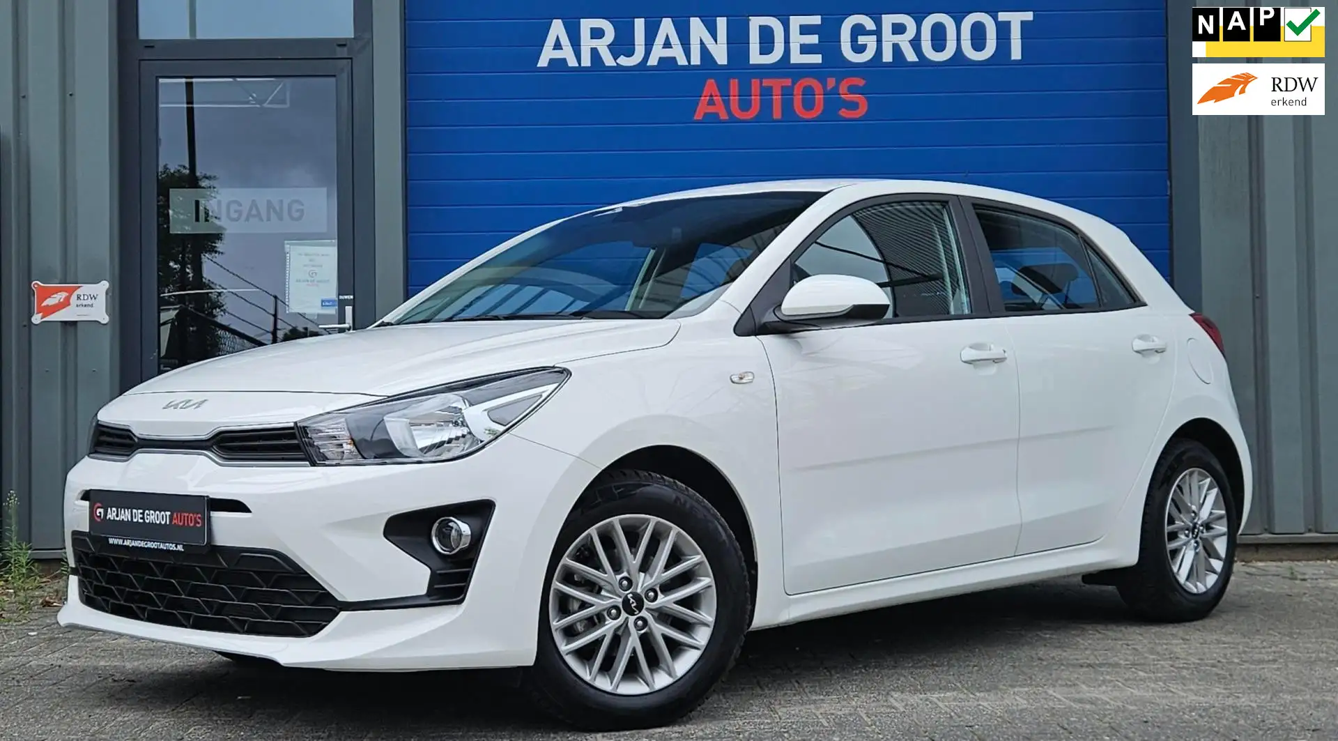 Kia Rio 1.2 84PK Airco Carplay® Camera 13000 kms! 2022 PDC Wit - 1