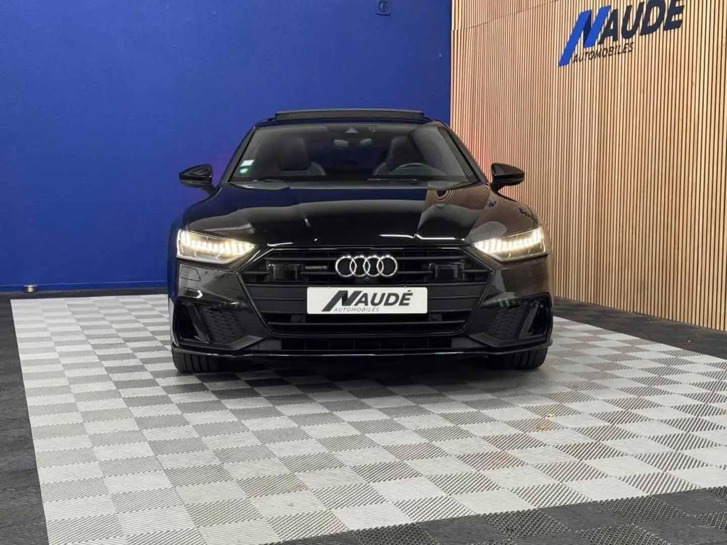 Audi A7 40 TDI 204 CH BV S-tronic S-Line Schwarz - 2