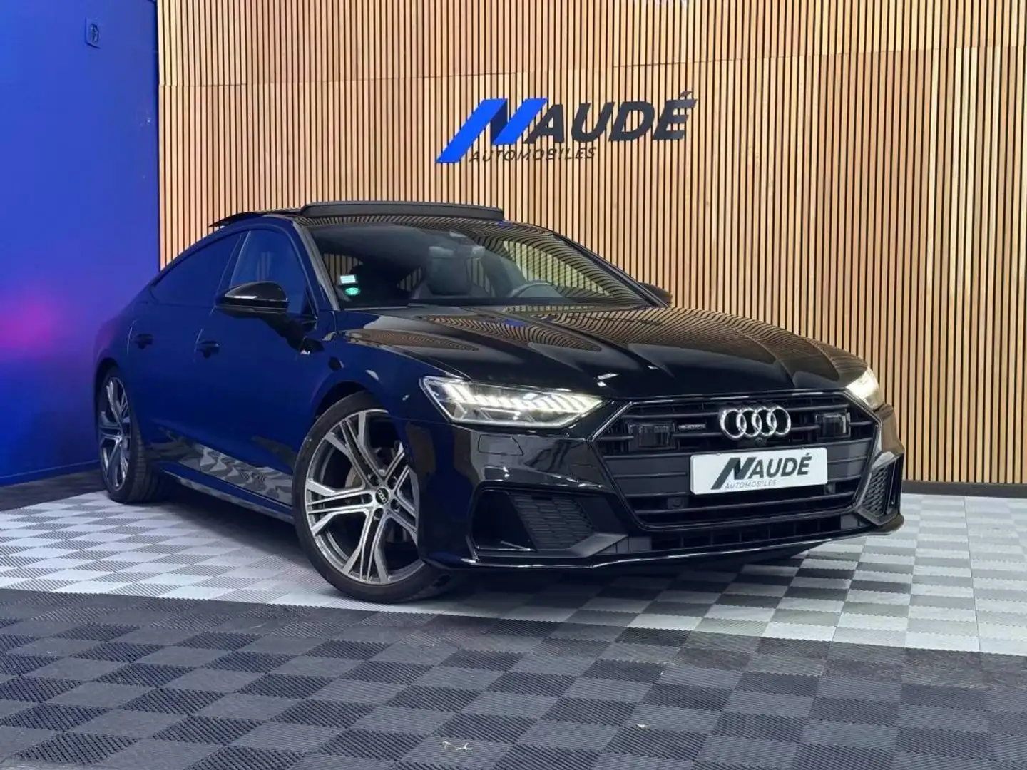 Audi A7 40 TDI 204 CH BV S-tronic S-Line Schwarz - 1