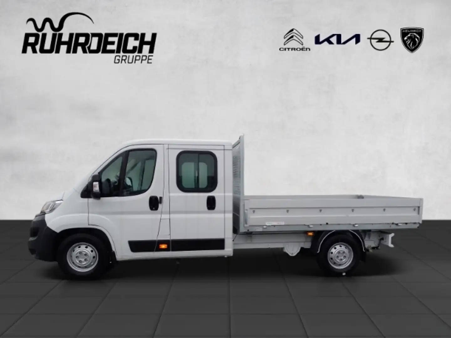 Opel Movano DoKa 3,5t L3 Pritsche AHK Parklenkass. Rück Blanc - 2