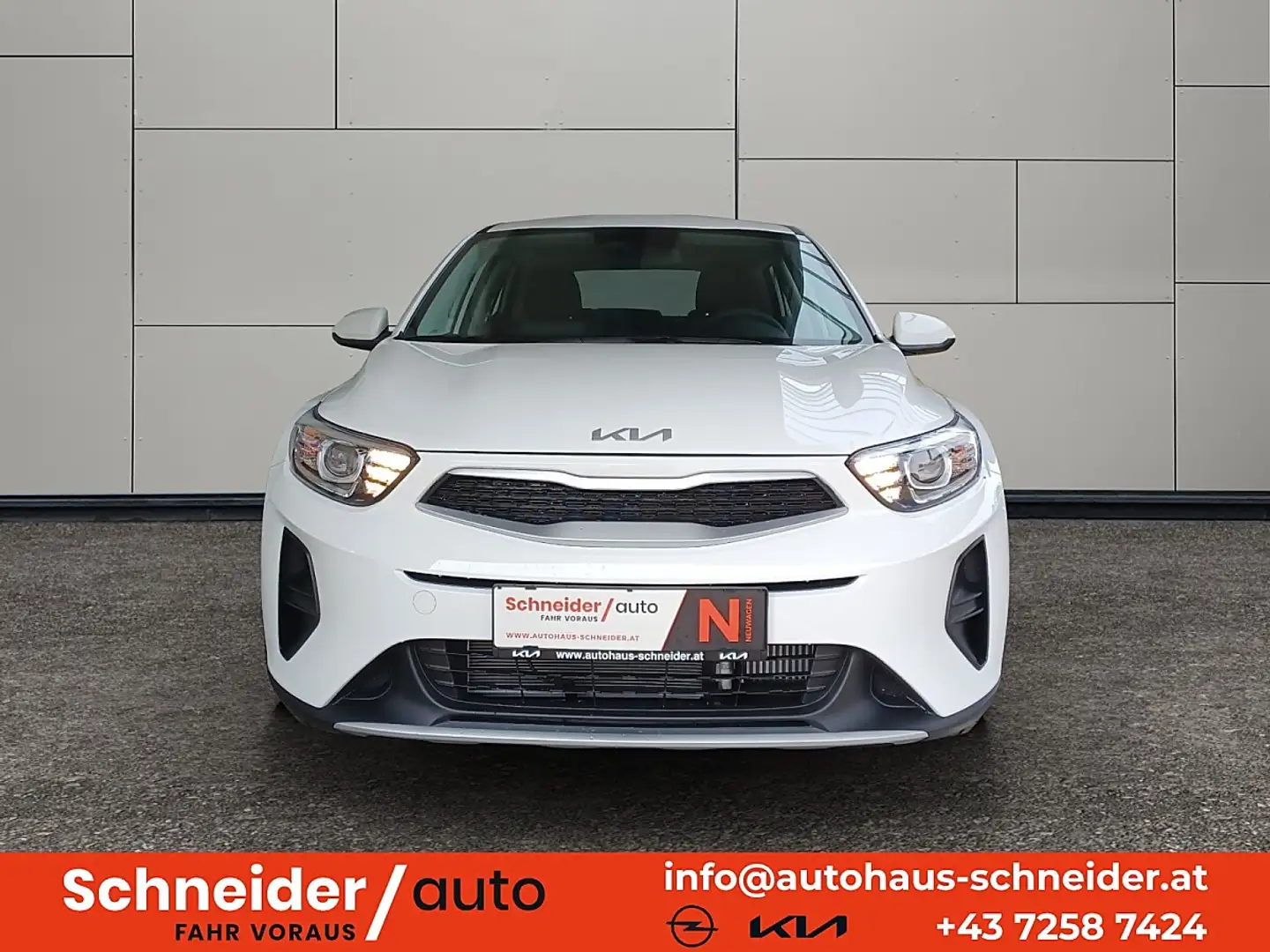 Kia Stonic 1,0 TGDI GPF ISG Titan Weiß - 2