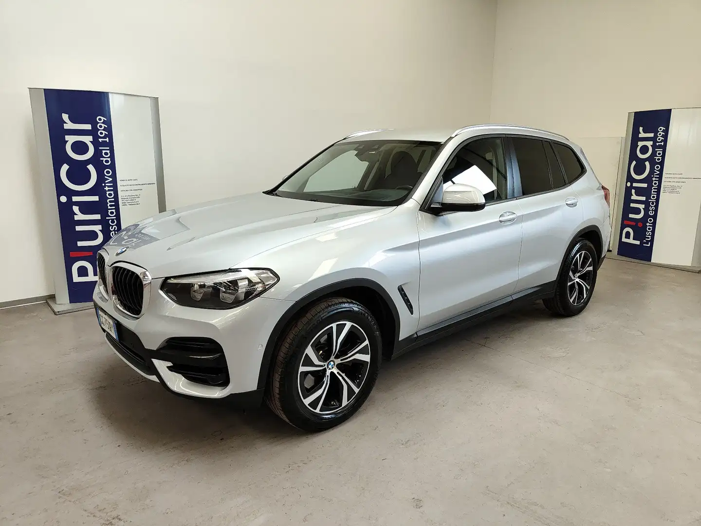 BMW X3 xDrive20d 48V 190 CV auto Pelle & Tessuto Navi 18” Gris - 1